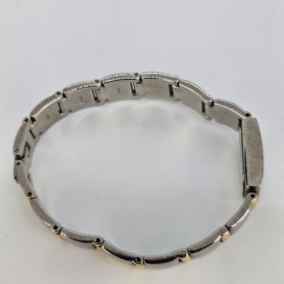 Caravelle Bulova Women's Watch 18MM White Dial Two Tone Bracelet 7" New Battery - Picture 11 of 14